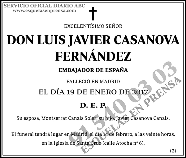 Luis Javier Casanova Fernández